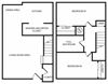 2X1.5 Floor Plan Available at Sunset Terrace